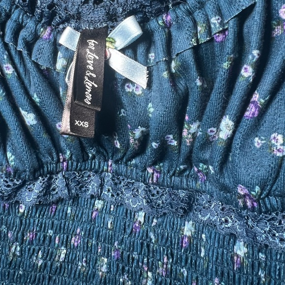 For Love and Lemons Lola Pointelle Mini Dress - Picture 6 of 7